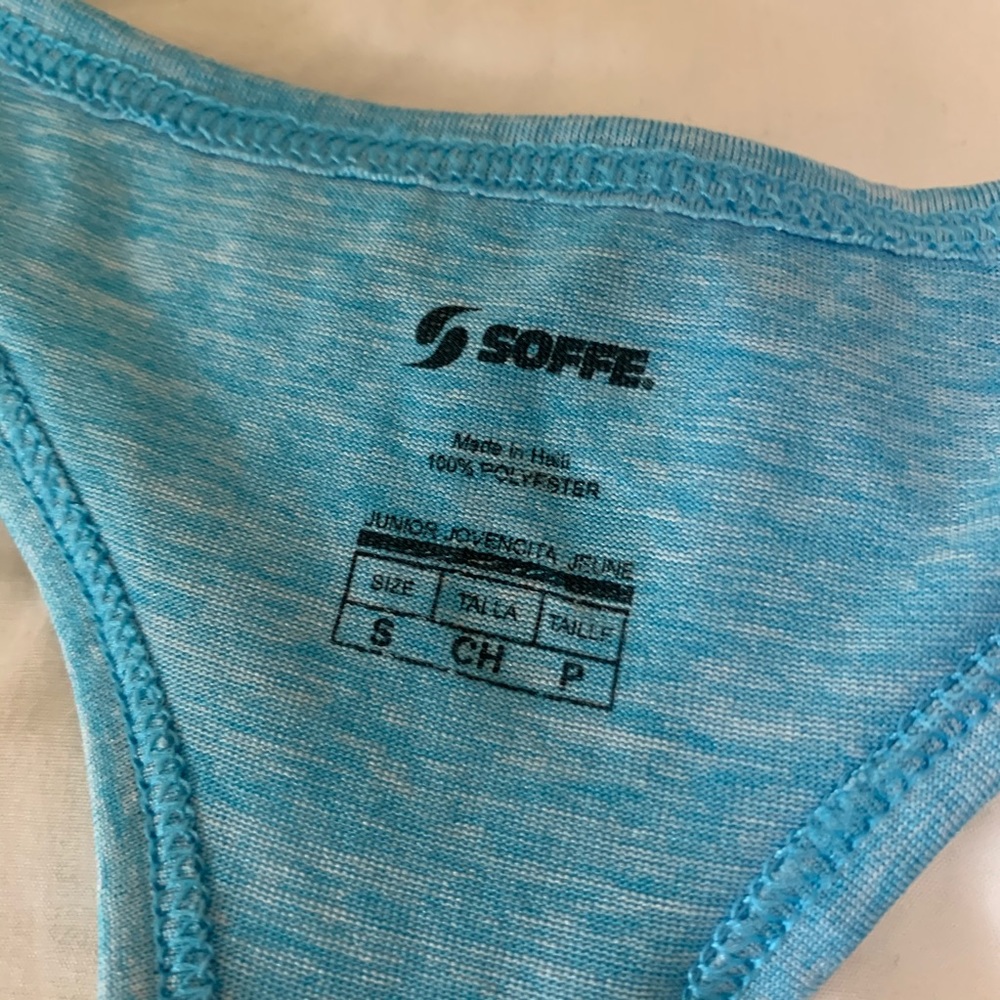 Light blue Razorback workout tank - Picture 3 of 3